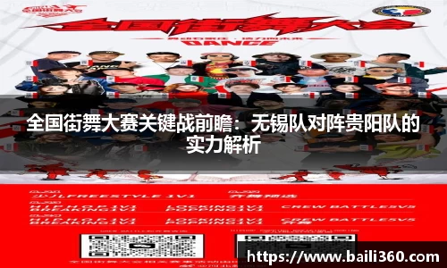 全国街舞大赛关键战前瞻：无锡队对阵贵阳队的实力解析